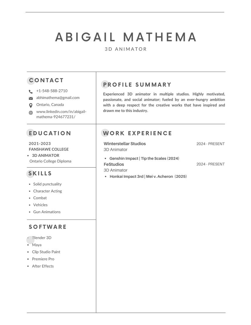 resume